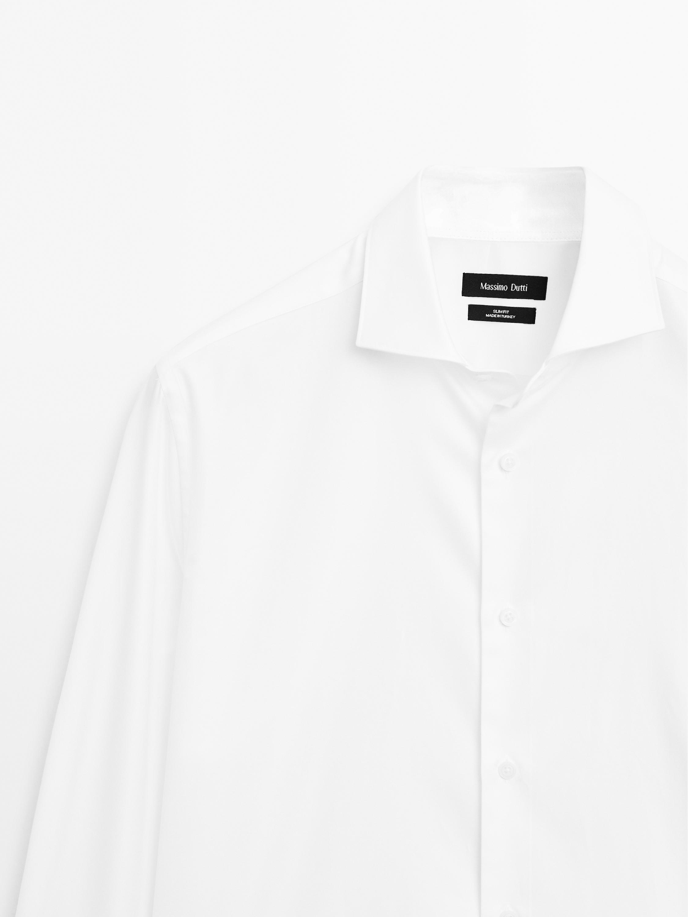 Chemise slim 100 % coton